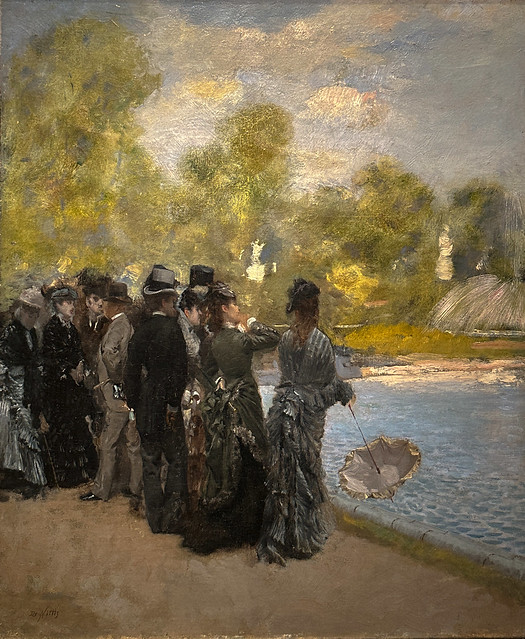 1875, Giuseppe De Nittis, Next to the Pond in the Luxembourg Gardens, Paris -- Phillips Collection (Washington) (special exhibition)