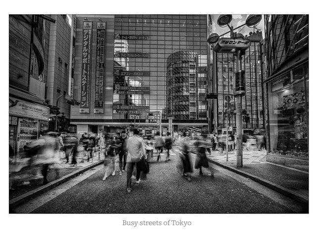 Busy streets of Tokyo