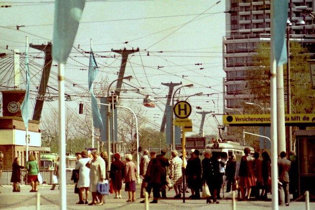 1975 - BUGA Mannheim - im März - Unser BUGA Schwebebähnchen