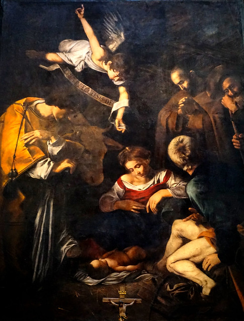Michelangelo Merisi da Caravaggio dit Le Caravage, Nativité avec saint François et saint Laurent