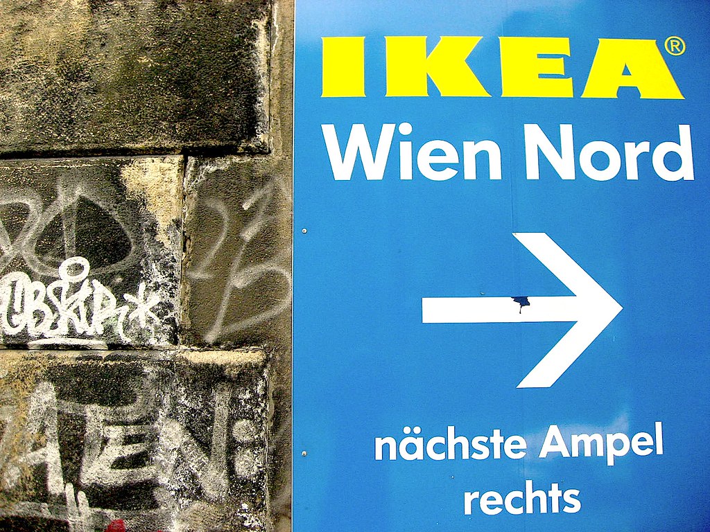 Not even when Living in Vienna I could escape my wife dragging me to IKEA (Urban photography) Vienna (Wien), Europe, EU city snap