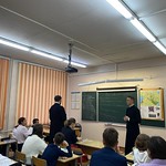 11 ноября 2022, Митрополит Амвросий встретился со студентами МДА и с А.Л. Дворкиным (Тверь)