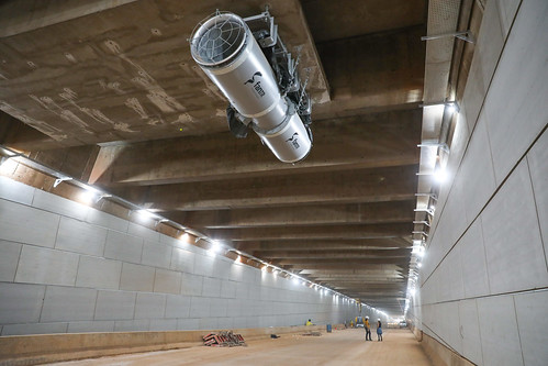 Túnel de Taguatinga é preparado para receber ventiladores