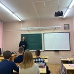 11 ноября 2022, Митрополит Амвросий встретился со студентами МДА и с А.Л. Дворкиным (Тверь)
