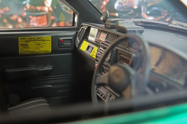 Hong Kong taxi diecast driver seat