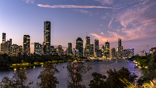 Brisbane City Sunset