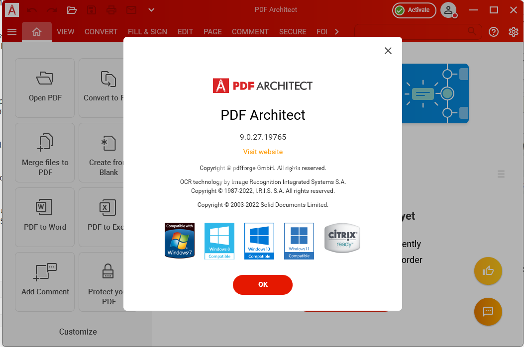 Working with PDF Architect Pro+OCR 9.0.27.19765 full