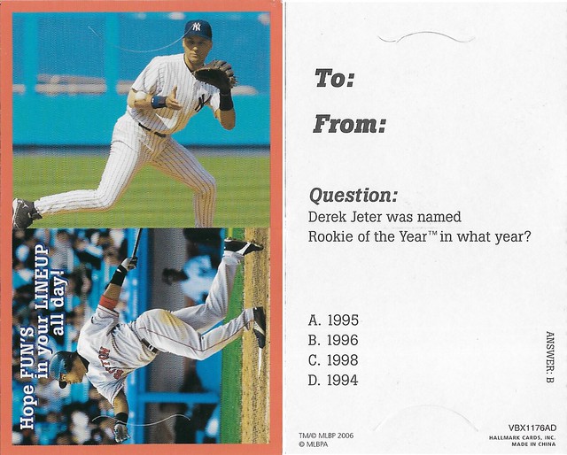 2006 MLB Hallmark Valentines - Jeter,Derek - Ramirez, Manny