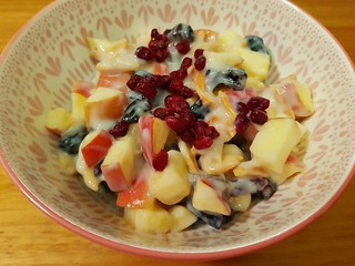 Apple, Cranberry, Cherry, and Pomegranate Salad