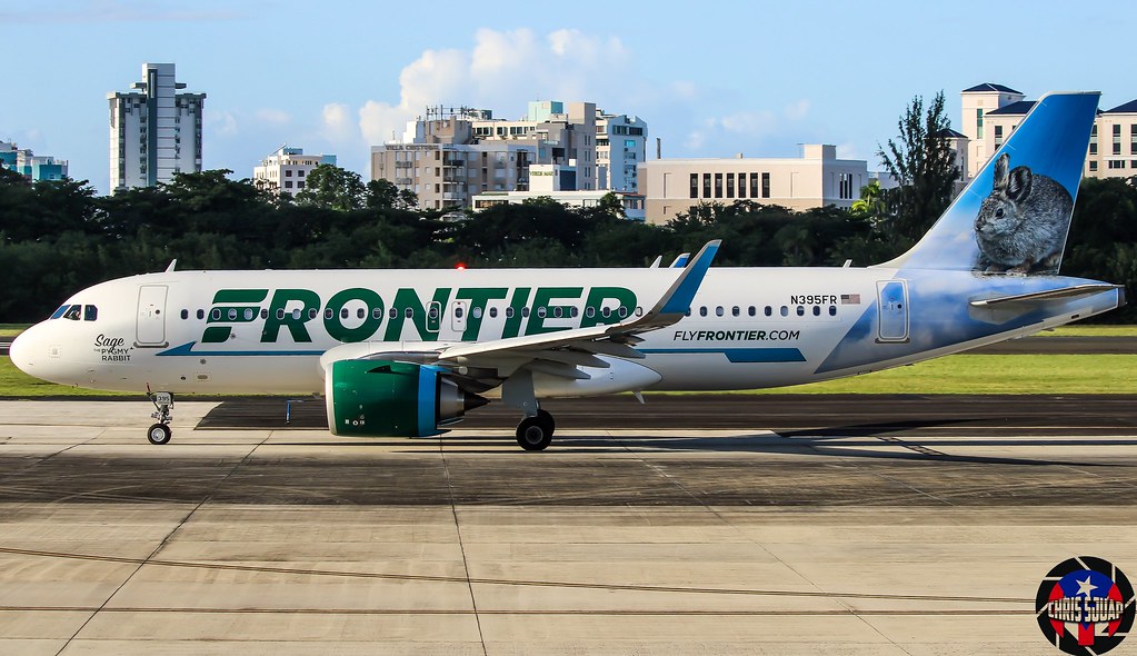 Frontier Airlines"Sage The Pygmy Rabbit"/Airbus A320-251'NEO'/N395FR
