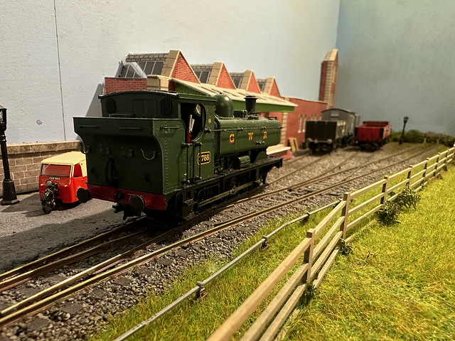 Dramatic lighting on my model railway