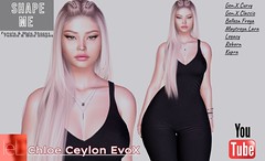 Shape Me - Chloe Ceylon Head EvoX Shape