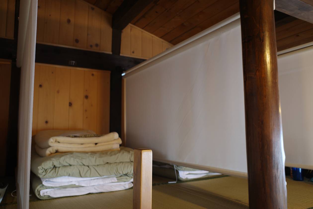 【北アルプス】穂高岳山荘の部屋・就寝スペース