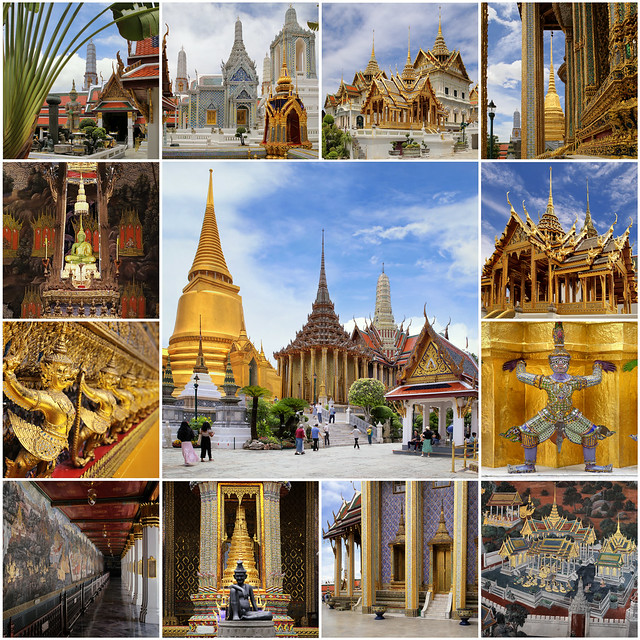 The Grand Palace at the heart of Bangkok