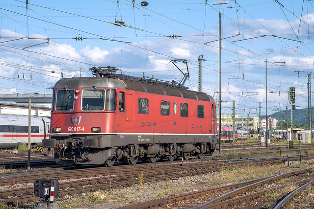 SBB Re 6/6 620 017 Basel Badischer Bahnhof