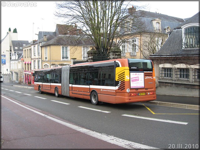 Irisbus Citélis 18 – Setram (Société d'Économie Mixte des TRansports en commun de l'Agglomération Mancelle) n°153