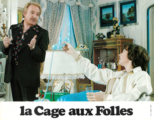 Ugo Tognazzi and Rémi Laurent in La Cage aux Folles (1978)