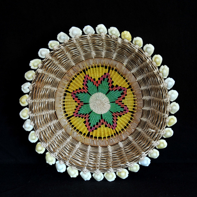 Micronesian Basket Marshall Islands Pacific Seashells