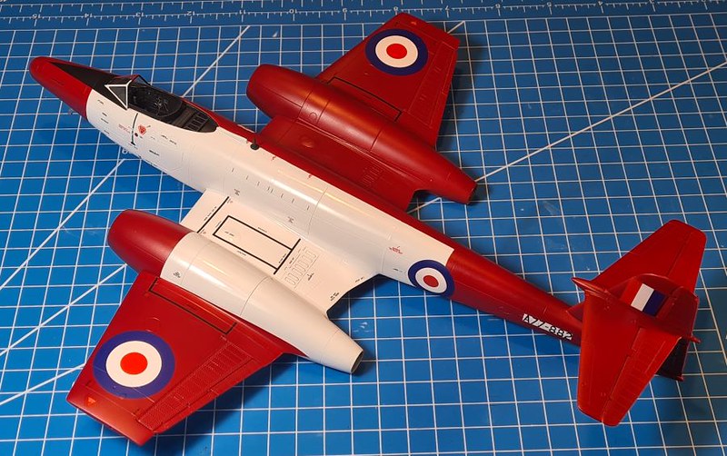 Woomera Meteor U. Mk.21A – 1/48 Airfix F.8 + Red Roo Conversion ...