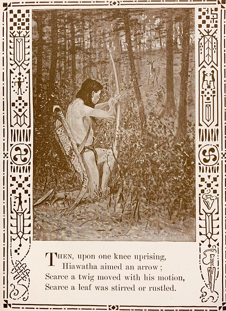 “Hiawatha’s Childhood” by Frederic Remington in “The Song of Hiawatha” by Henry Wadsworth Longfellow. Boston: Houghton Mifflin, 1911.