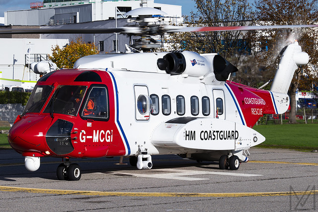 HM Coastguard, Sikorsky S92A, G-MCGI.