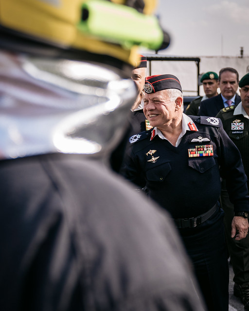 جلالة الملك عبدالله الثاني، القائد الأعلى للقوات المسلحة، يزور مديرية الدفاع المدني