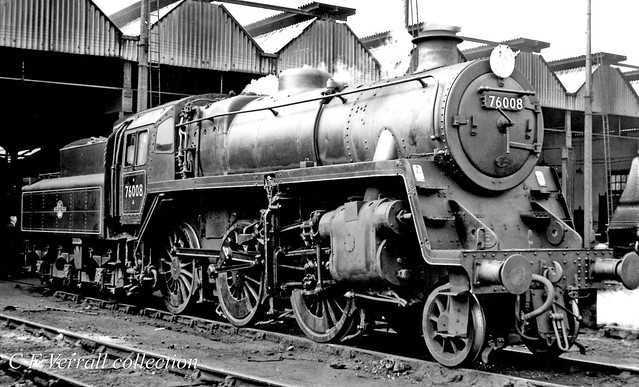 BR 76008 at Salisbury shed