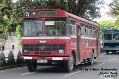 NA-2829 Wattegama (WG) Depot Tata - LP 1510/52 B type bus at Kandy in 04.05.2017
