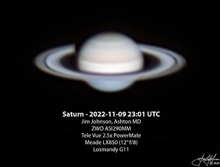 Saturn - 2022-11-09 23:01 UTC