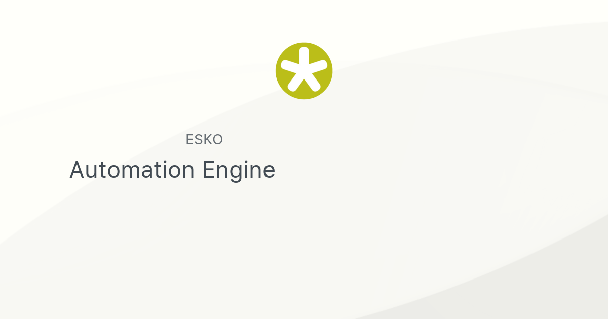 Esko Automation Engine 22.11 full license