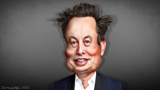 Elon Musk - Caricature
