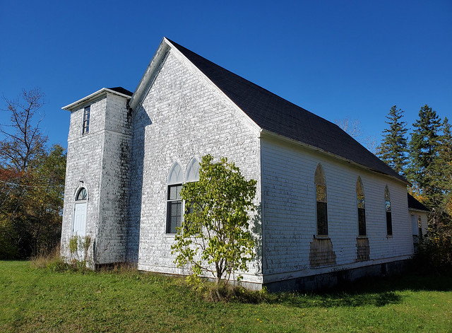 Abandoned Church in Orangedale, Nova Scotia