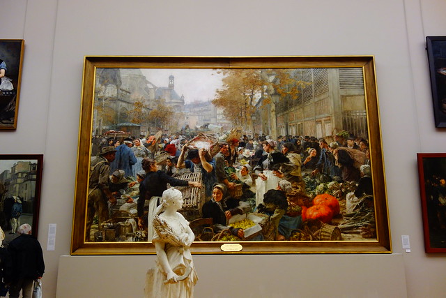 "Les Halles" by Léon Lhermitte - Petit Palais - Musée des Beaux-Arts de la ville de Paris - Paris, France