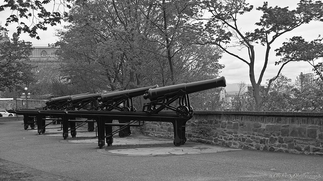 Cannons, Lieu historique national du Parc-Montmorency, Québec, Canada - 09529