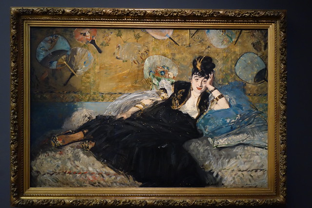 "La Dame aux éventails" by Edouard Manet - Musée d' Orsay - Paris, France