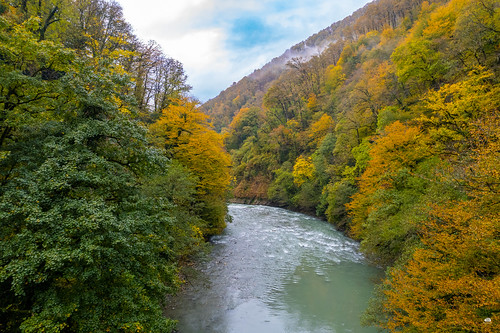 russia sochi europe travel tourism prophoto topphoto color colors river mountainriver mountain autumn gold nature naturerussia sony sonyclub sonyclubrussia sonya1 a1 sonyfun sonyflickraward sonyflickrawardgold light sky dji air2s drone dronephoto airphoto details live ngc bbcearth nationalgeographic nonstopexplore landscape