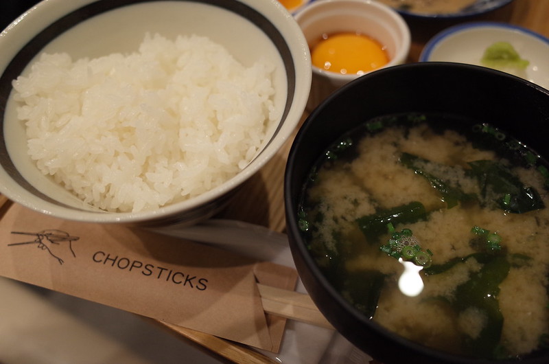 09Ricoh GRⅡ九段南三丁目トーキョーアジフライ手仕込みアジフライ定食のご飯 味噌汁