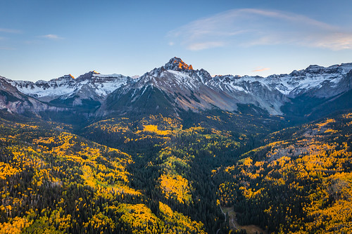 Mount Sneffels Ridgway Colorado Autumn Colors Sunset  Snow Fall Foliage Aspens Fine Art Landscape Nature Photography! Sneffels Range  DJI Mavic Pro 2 Aerial Drone Photography! 45EPIC Dr. Elliot McGuck by 45SURF Hero's Odyssey Mythology Landscapes & Godde, Mount Sneffels Ridgway Colorado Autumn Colors Sunset  Snow Fall Foliage Aspens Fine Art Landscape Na