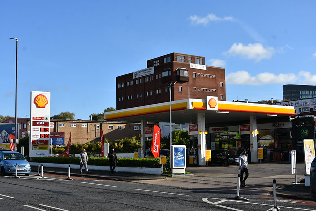 Shell, Roseville Street Leeds West Yorkshire 2022.