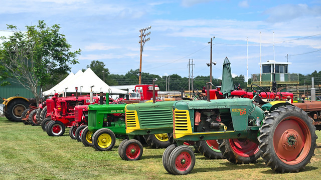 Row of Tractors