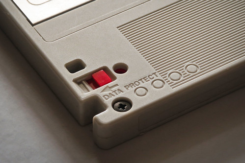 Sony 5.25 inch MO disk . Data protect switch | by eric2b01