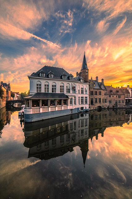 Bruges at sunrise