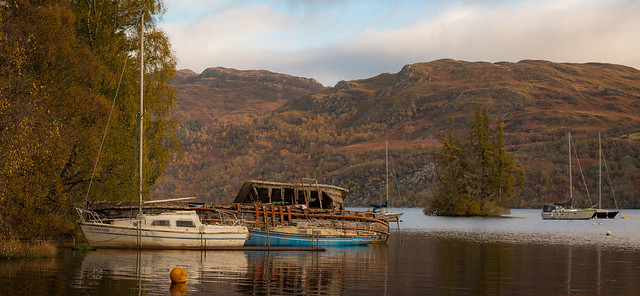 Loch Ness Abandoned Boats