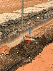 Bau Bewässerungsanlage Nov. 2022