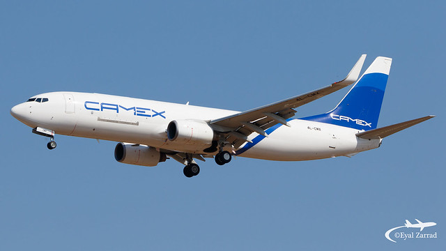 TLV - Camex Airlines Boeing 737-800 Freighter 4L-CMX