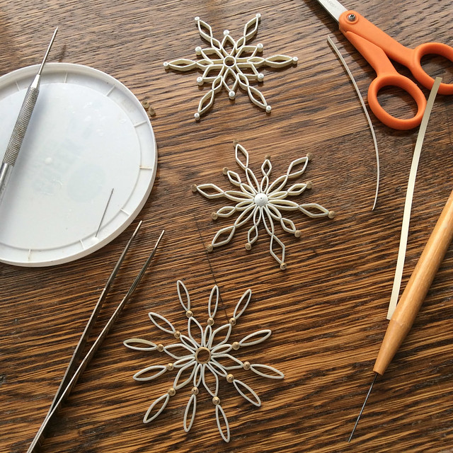Quilled Paper Tree Ornaments