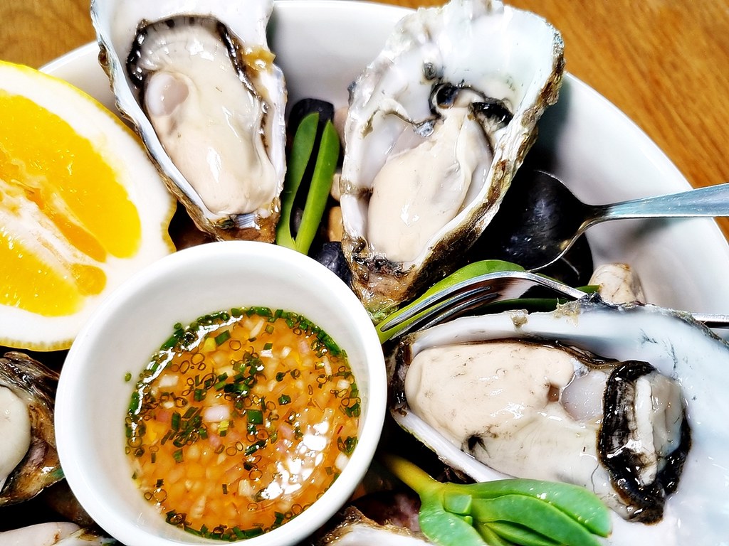 Shellfish (Oysters) In Classic Shallot Mignonette