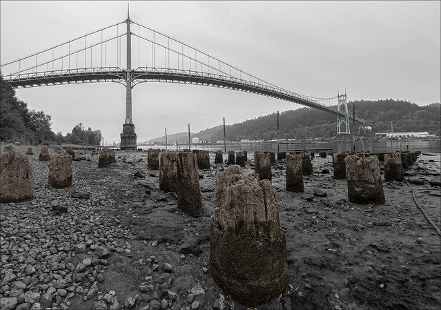 Piling Drill Corps at the St Johns Bridge