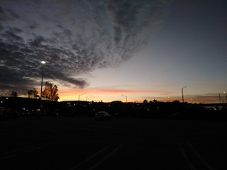Sunset from the Hyundai lot