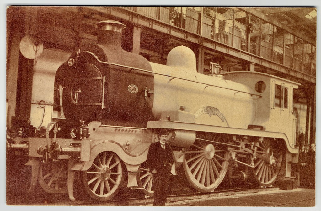 Winby's Four-Cylinder Express Locomotive - 4-2-2-0 steam locomotive "James Toleman" (R and W Hawthorn, Leslie & Co, Newcastle 2226 / 1893)